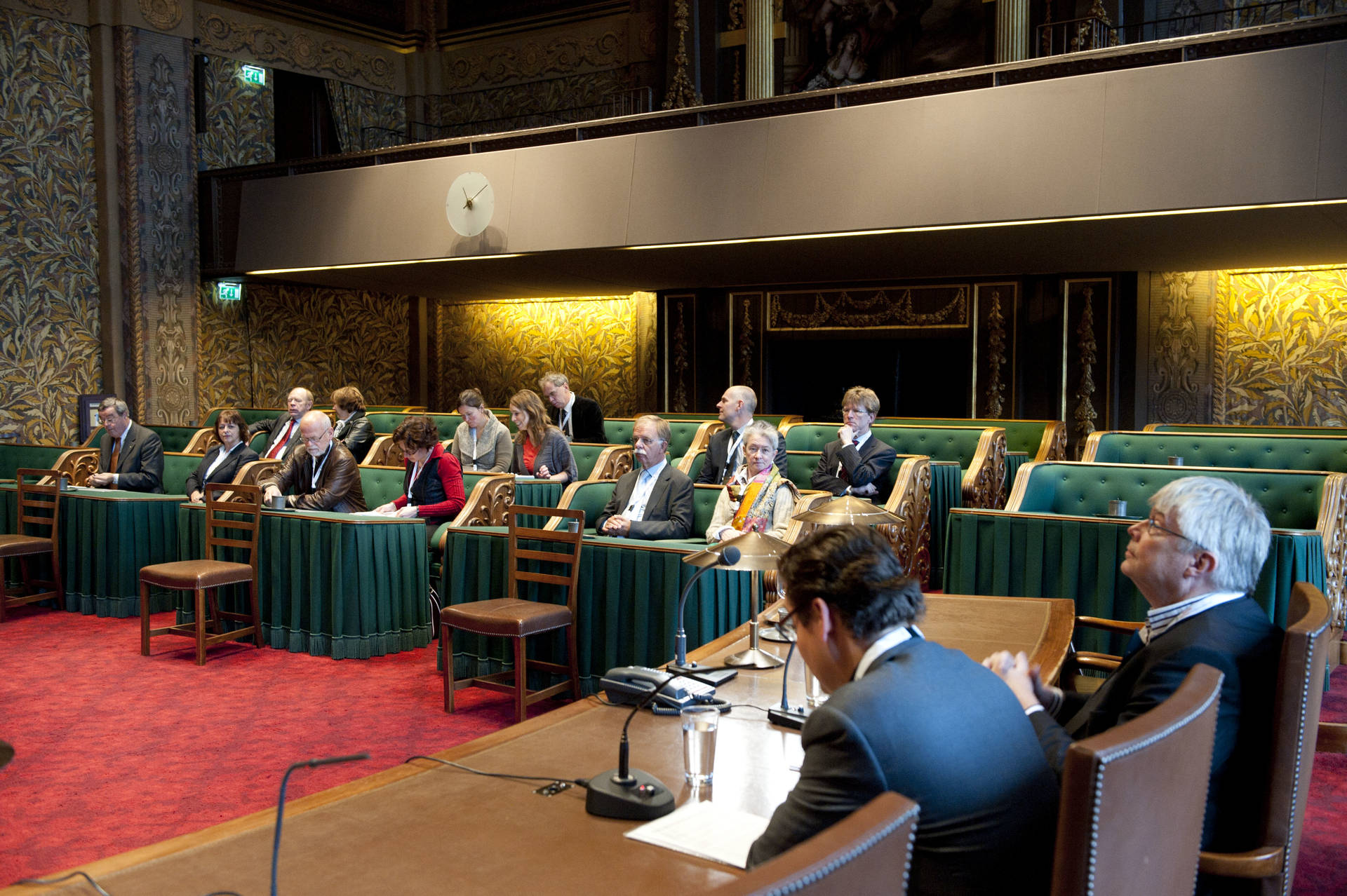 Bezoek Provincie Utrecht debat in plenaire zaal