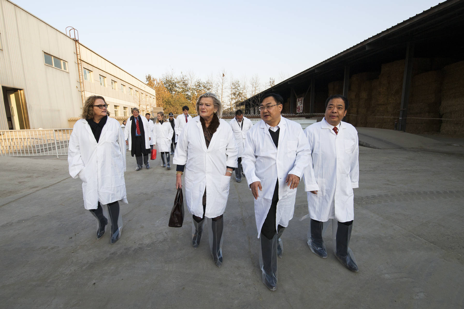 Bezoek aan het Sino-Dutch Dairy Development Centre in Beijing. Foto: Dong Yuehang