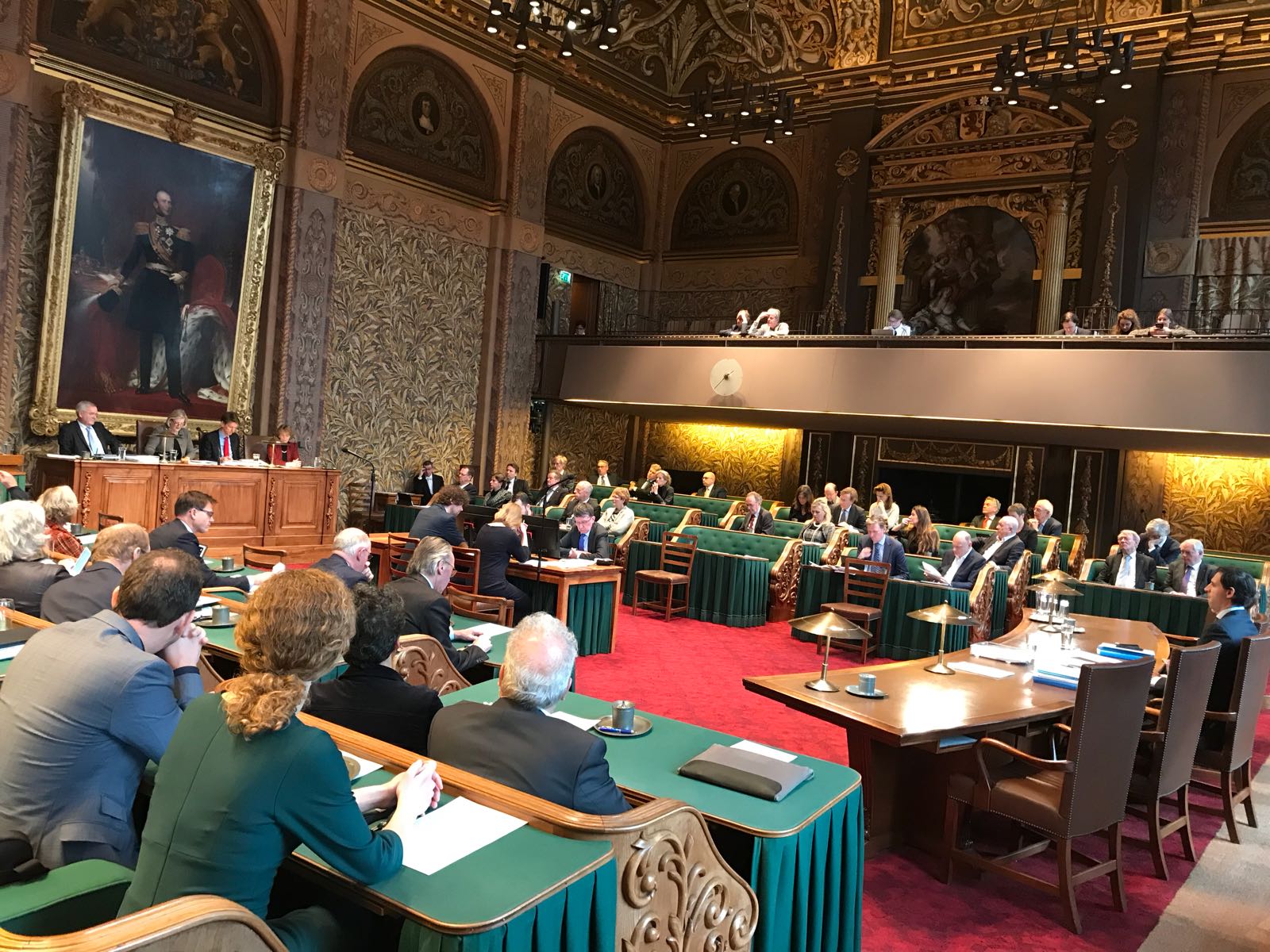 Kamer Staat Stil Bij Jubileum Grondwetswijziging 1917 - Eerste Kamer ...