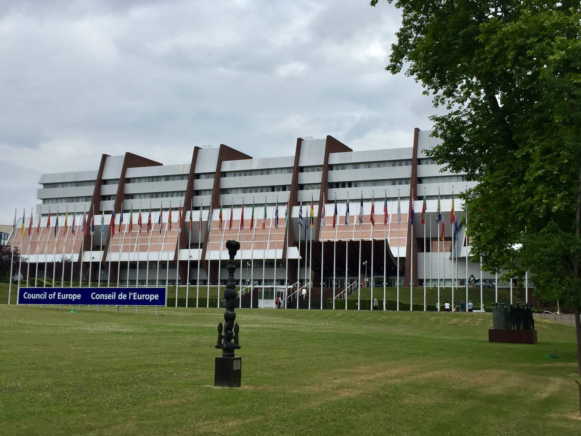 Gebouw van de Parlementaire Assemblee van de Raad van Europa in Straatsburg