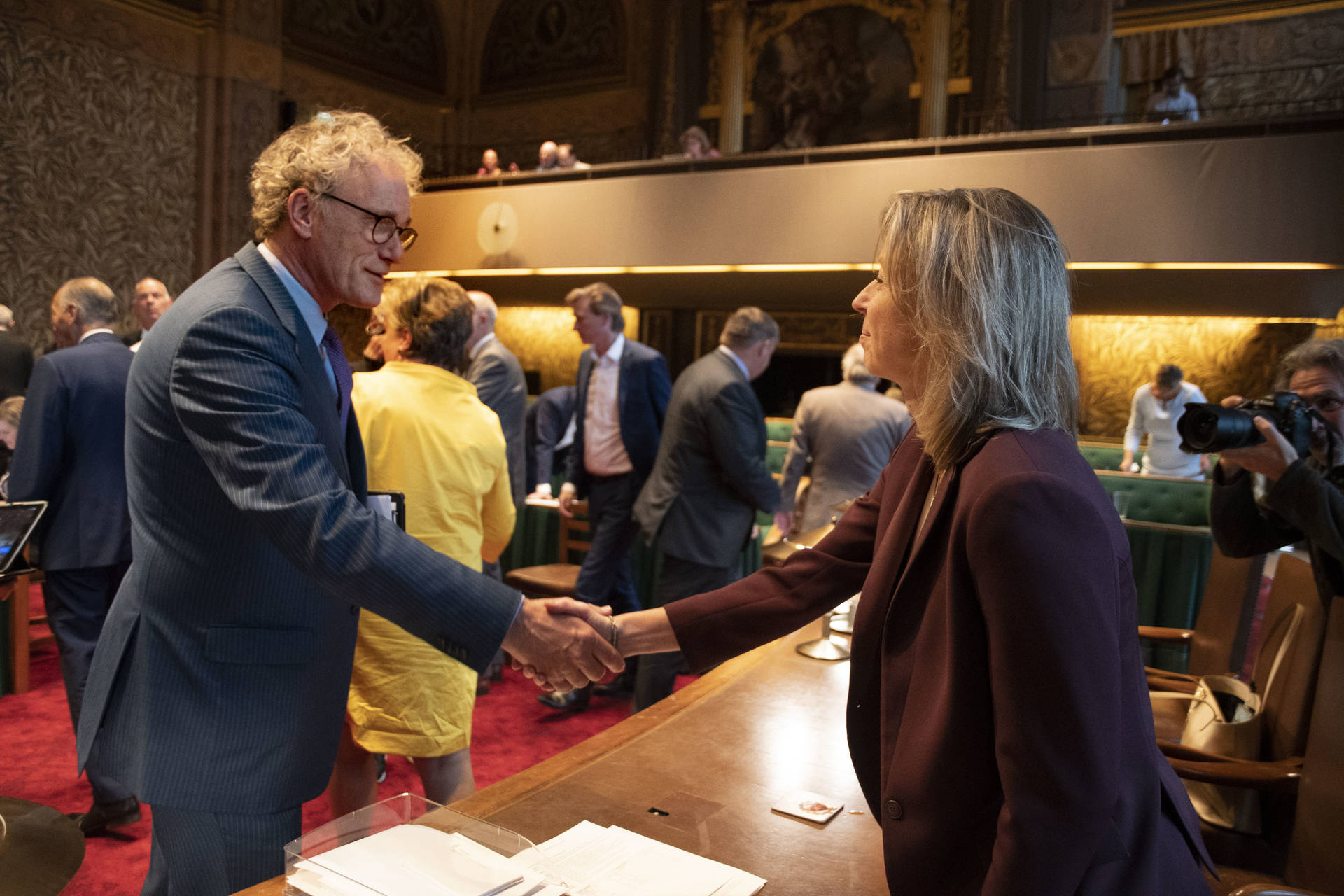 Felicitaties voor minister Ollongren van senator De Graaf (D66)