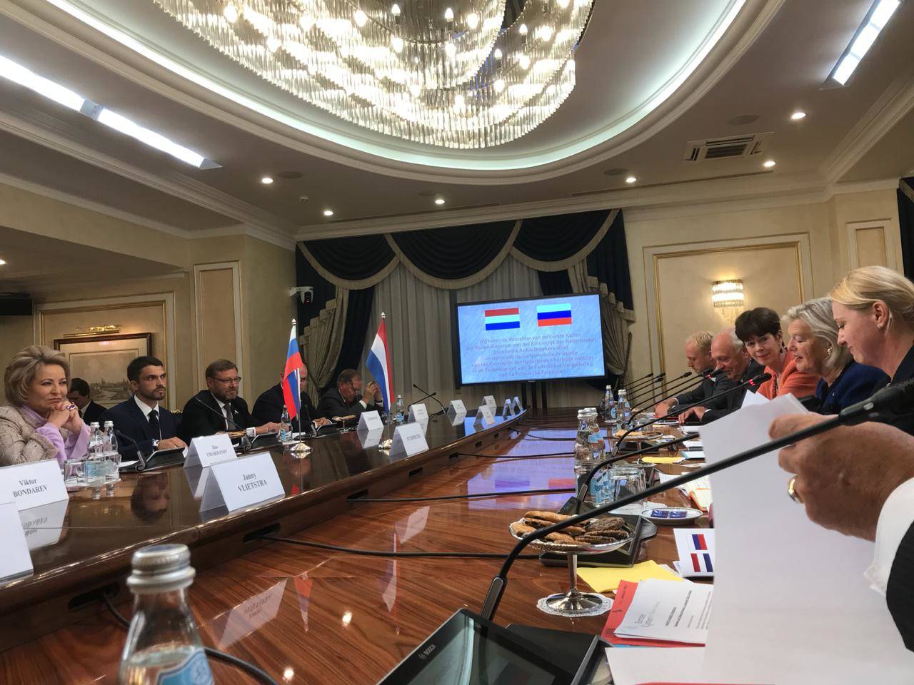 Gesprek met Voorzitter Russische Federatieraad, Valentina Matviyenko