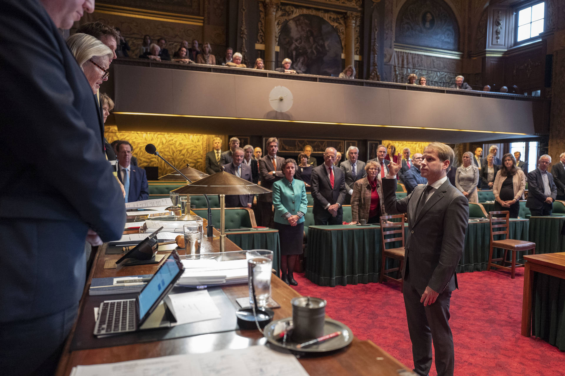 Binnema (GroenLinks) beëdigd als lid van de Eerste Kamer