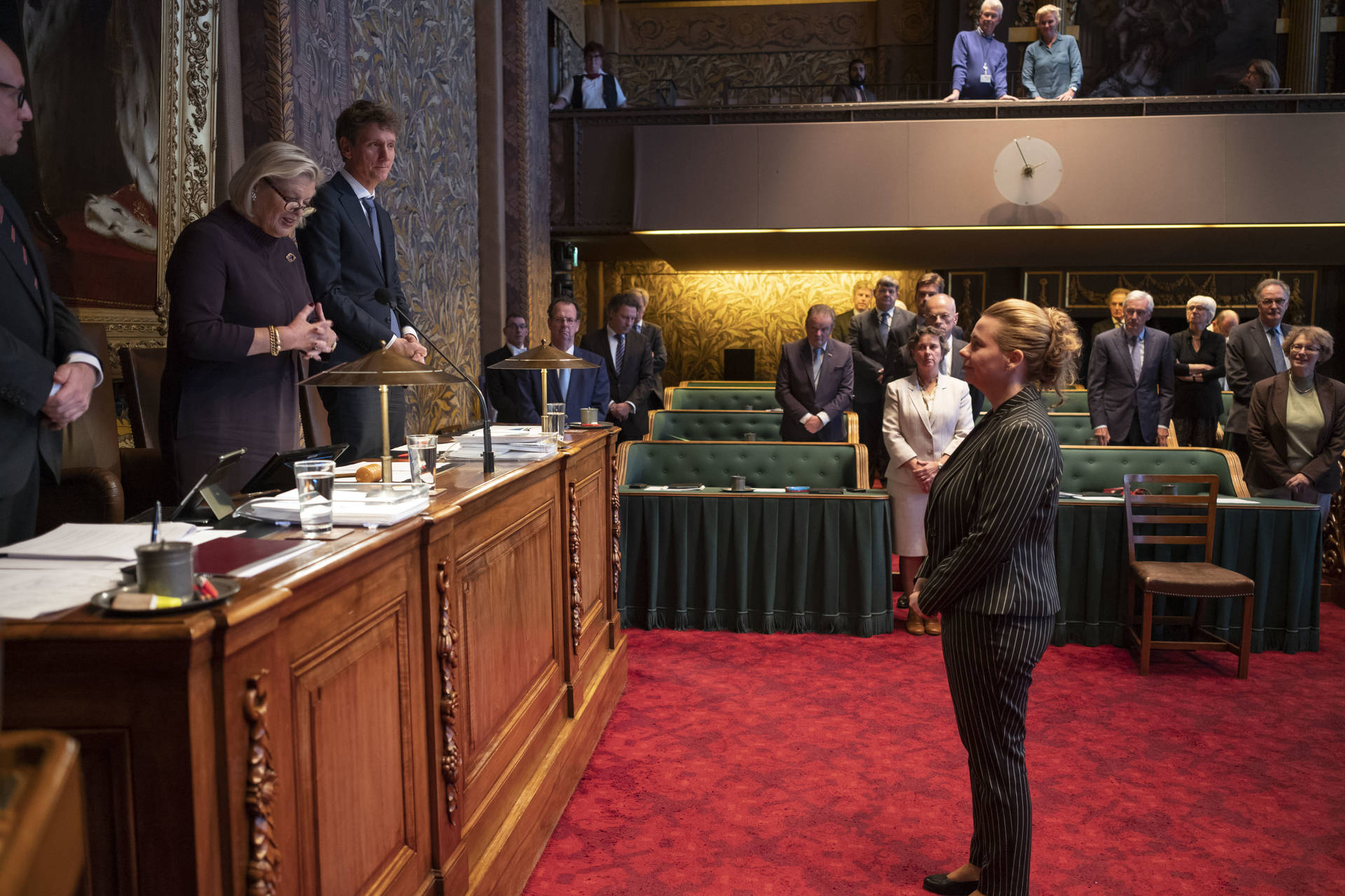 Vink (D66) beëdigd als lid van de Eerste Kamer