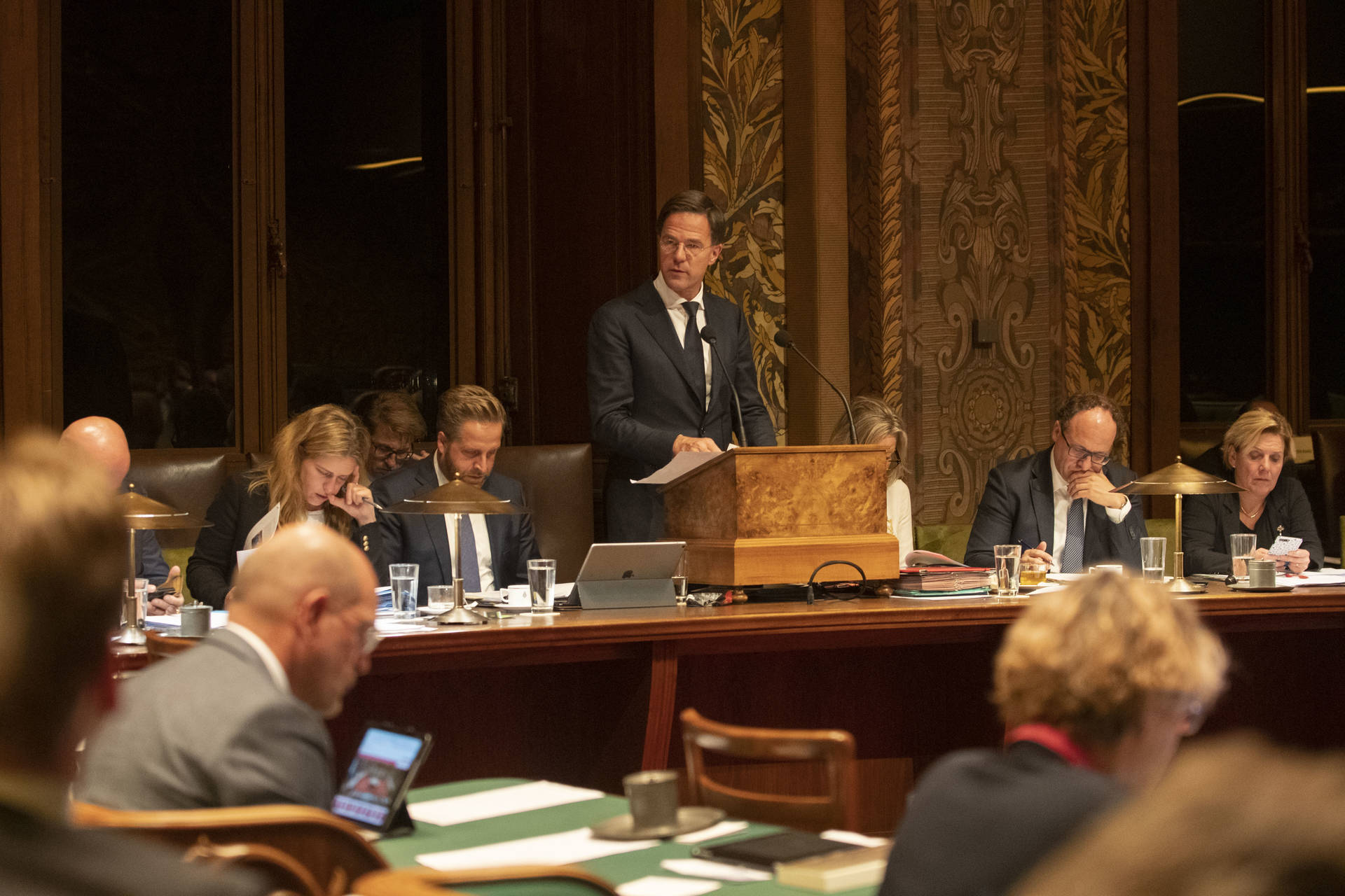 Premier Rutte tijdens de Algemene Politieke Beschouwingen 2018