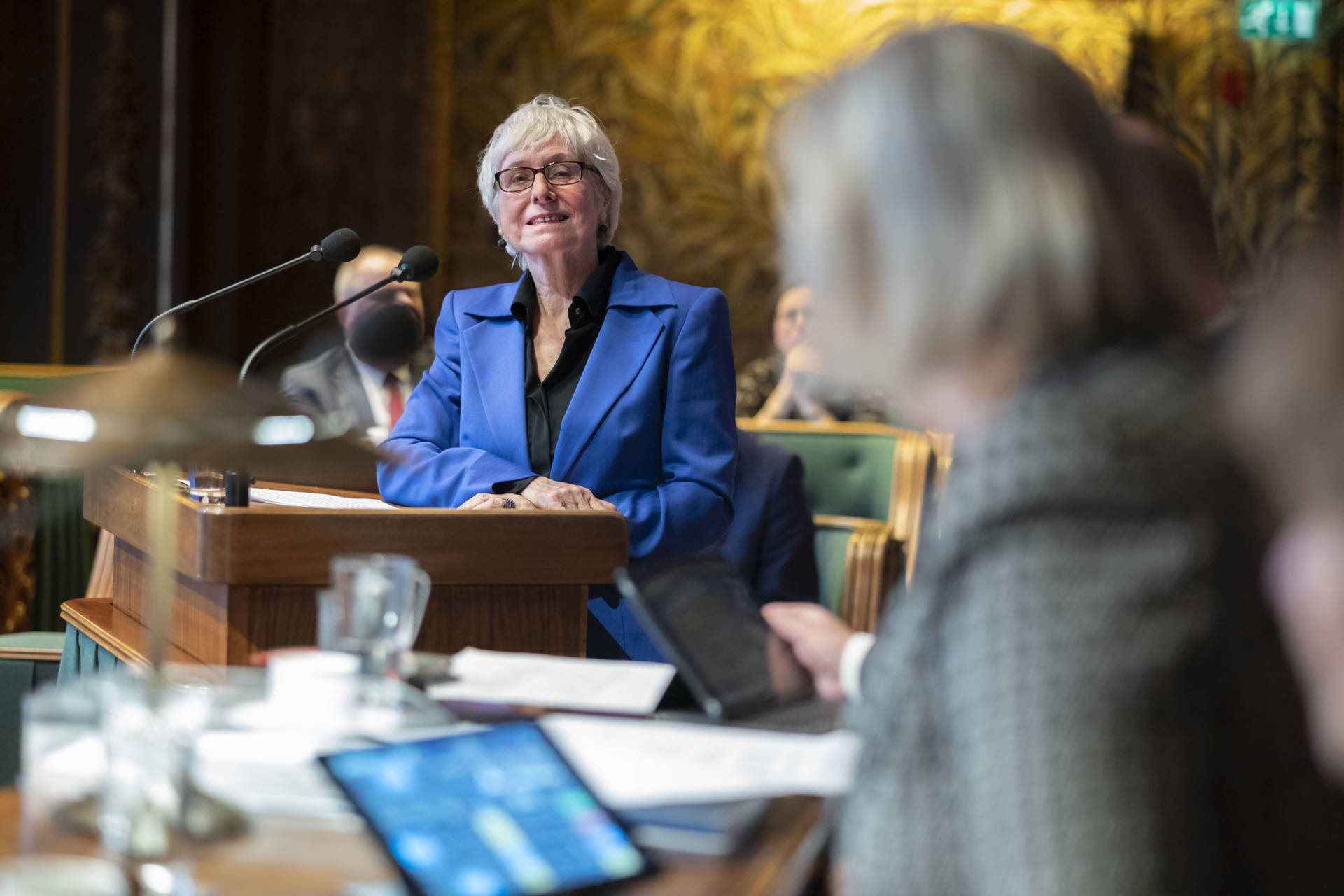 Senator Andriessen (D66) hield haar maidenspeech