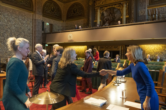 Felicitaties voor staatssecretaris Van Veldhoven