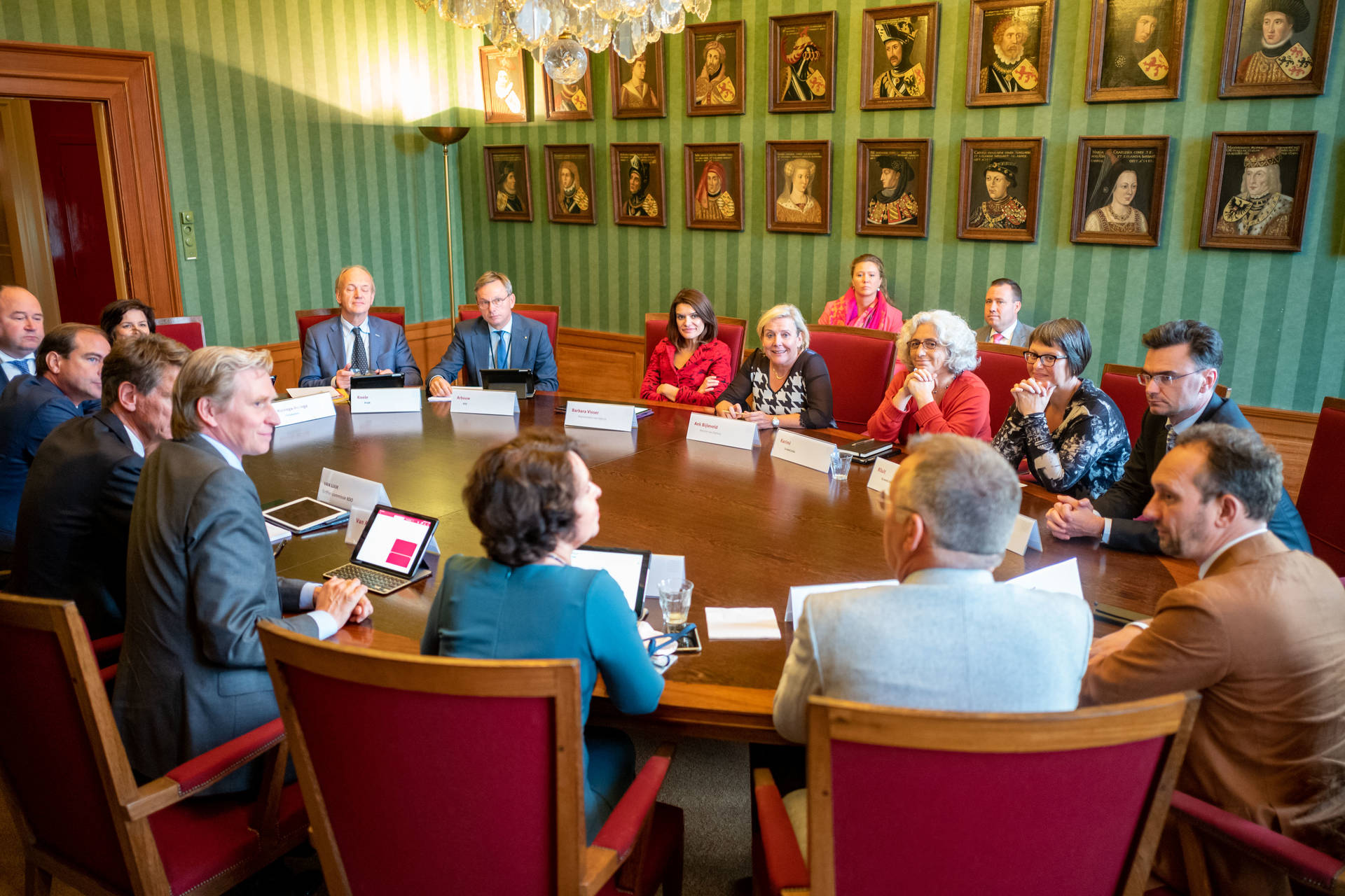 Kennismakingsgesprek tussen de commissie BDO en de minister en staatssecretaris van Defensie