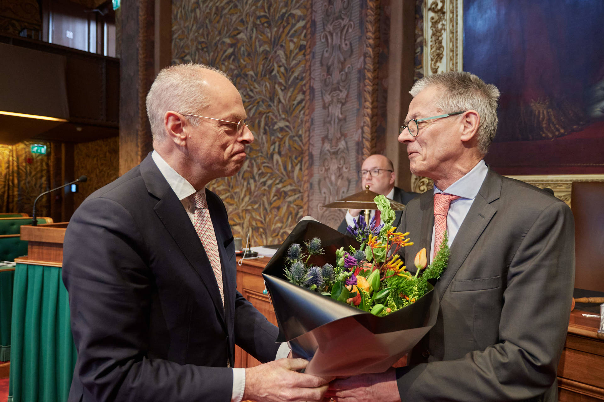  Felicitaties voor senator Verkerk (ChristenUnie) die zijn maidenspeech hield