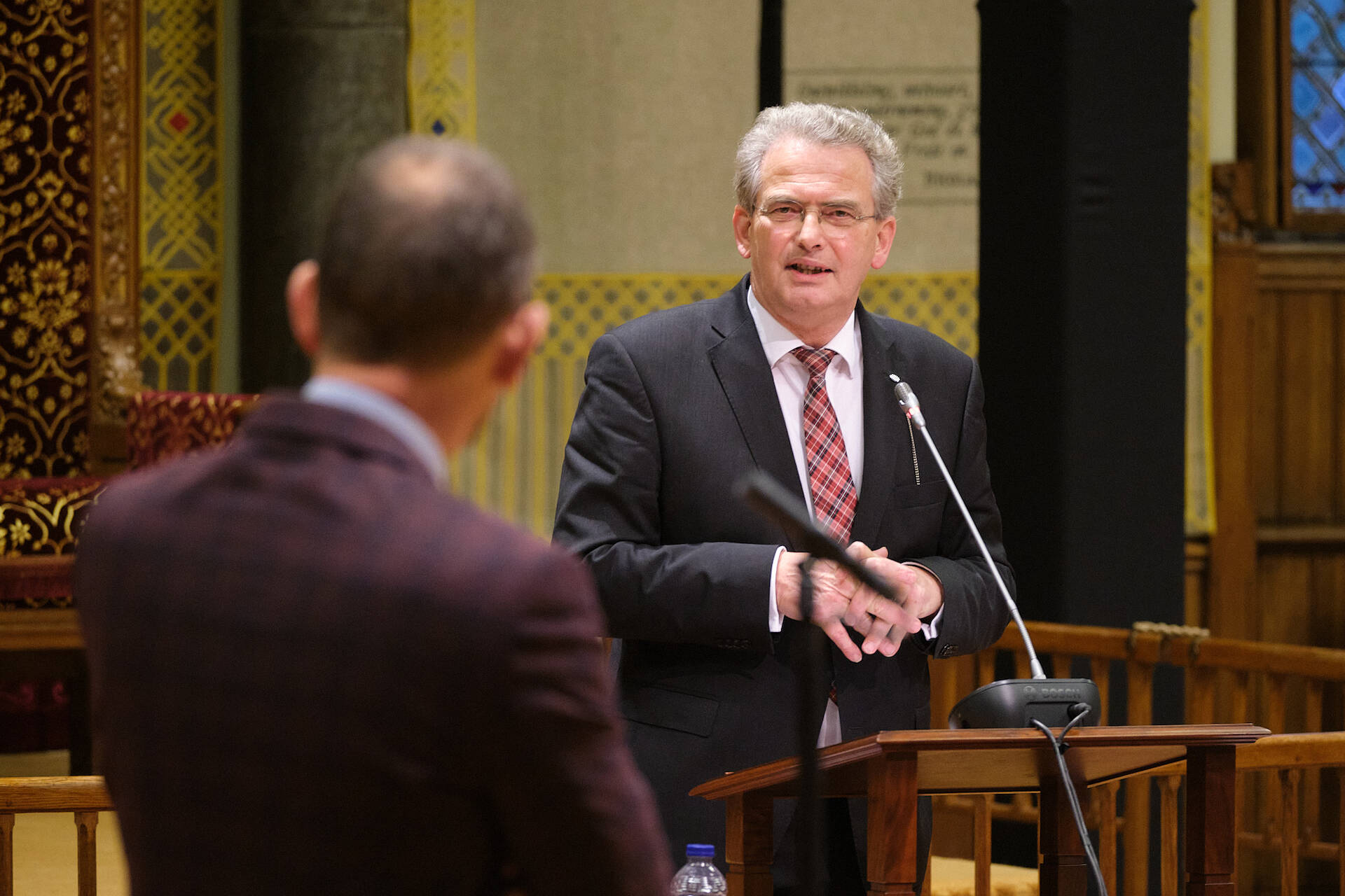 Tweede Kamerlid Bisschop tijdens het debat op 9 november 2021