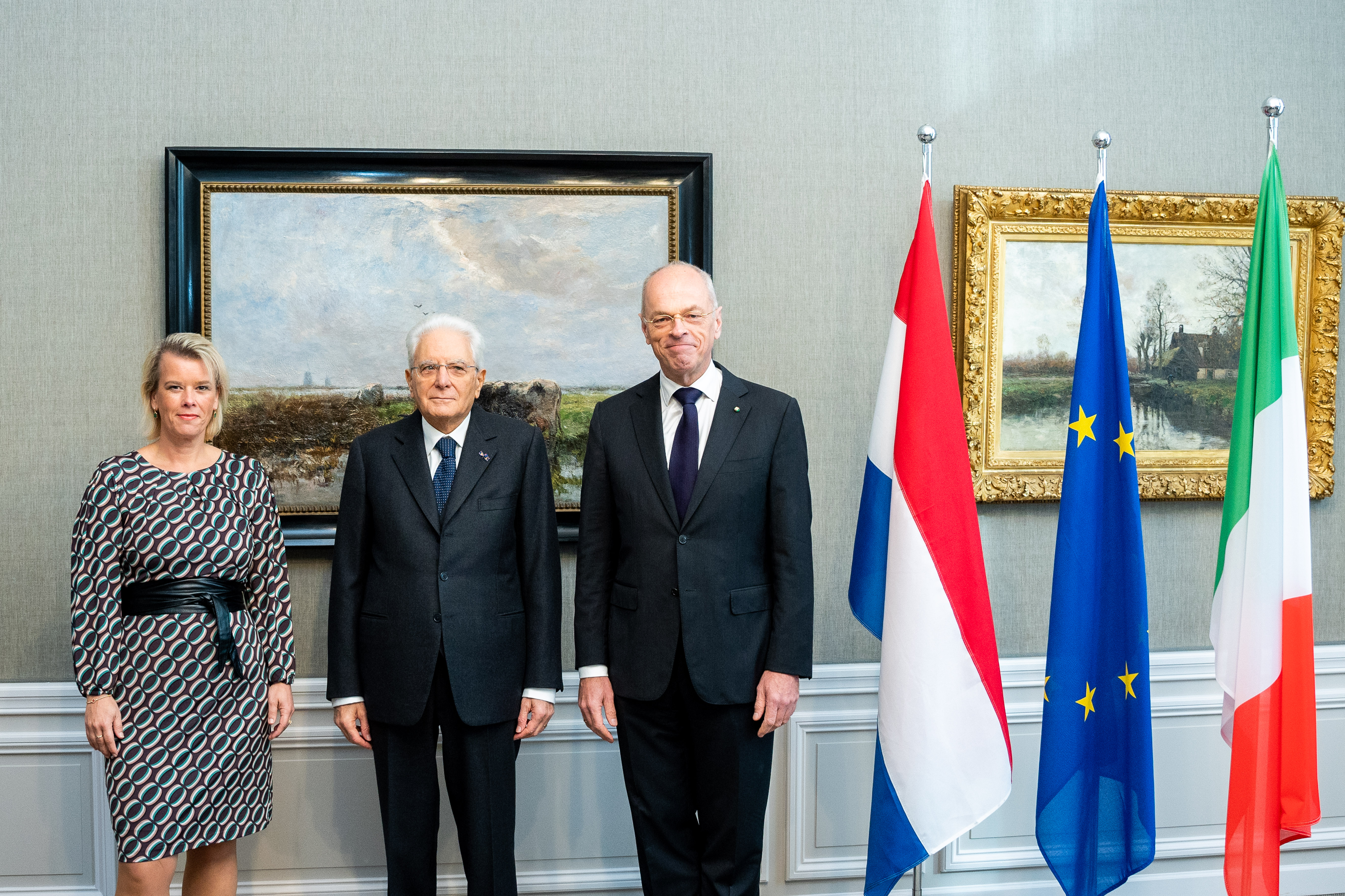 Il Presidente Italiano Ha Visitato Gli Stati Generali - Senato Degli ...