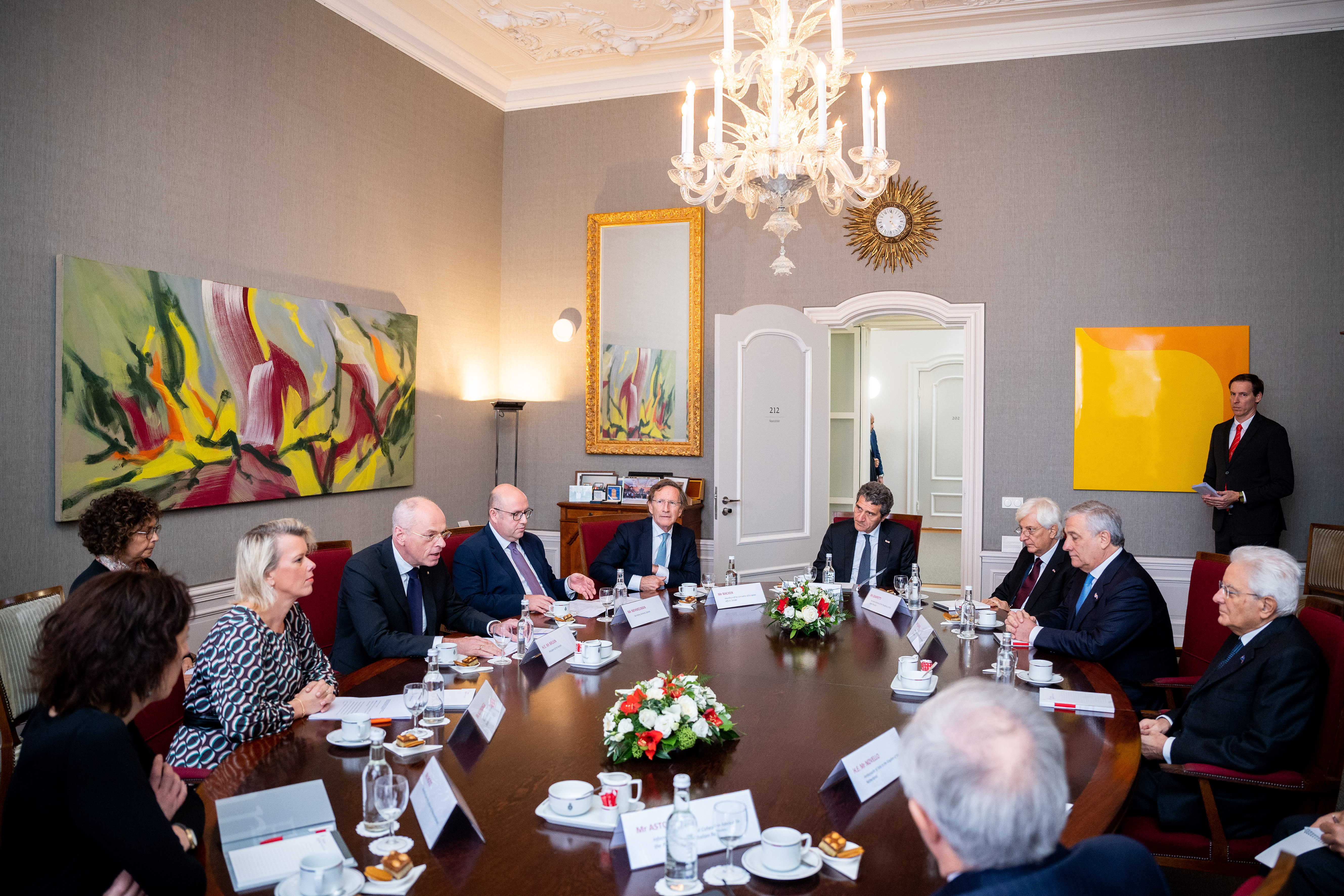 Italiaanse President Bezoekt Staten-Generaal - Eerste Kamer Der Staten ...