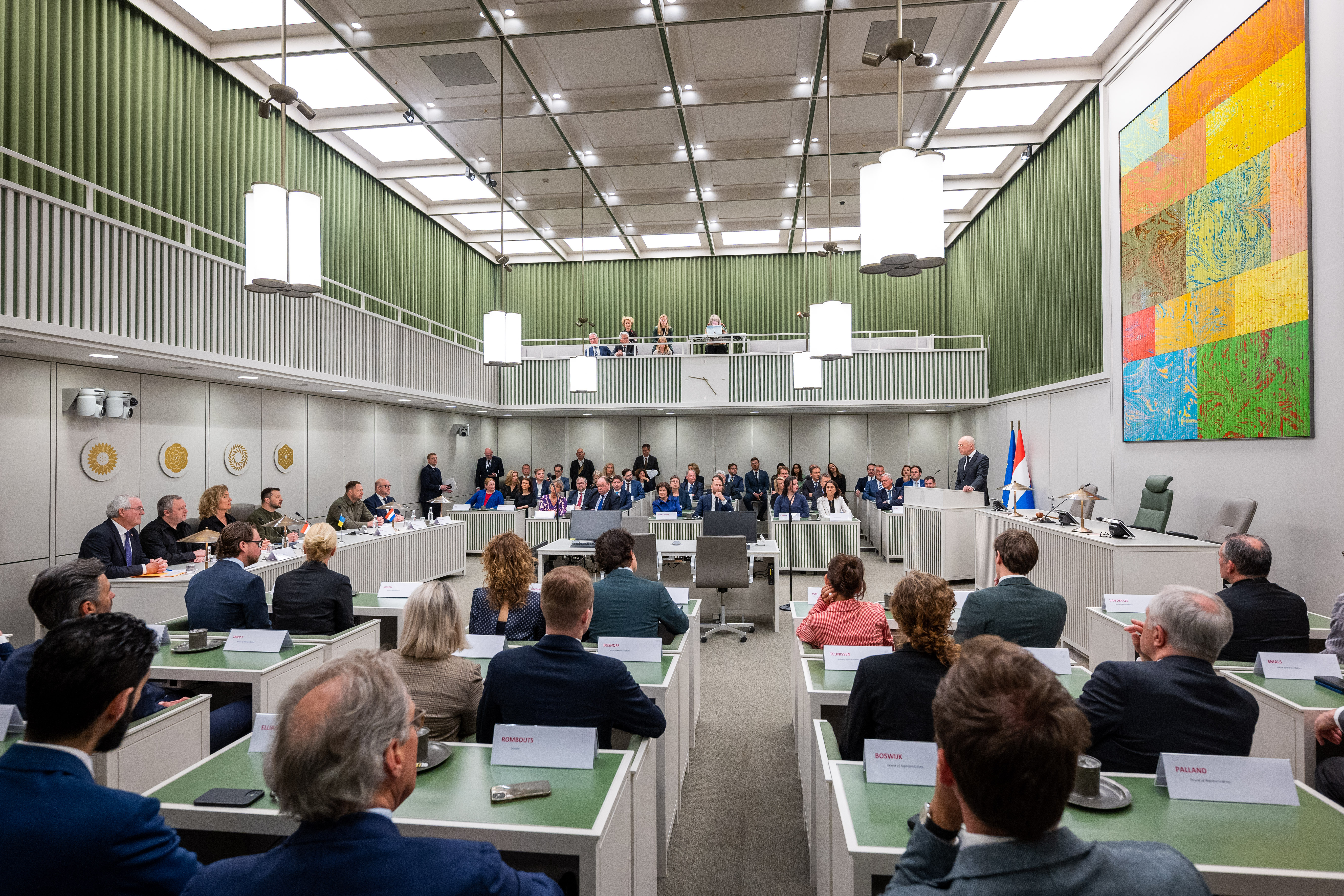 Staten-Generaal Ontvangen President Zelensky Van Oekraïne - Eerste ...