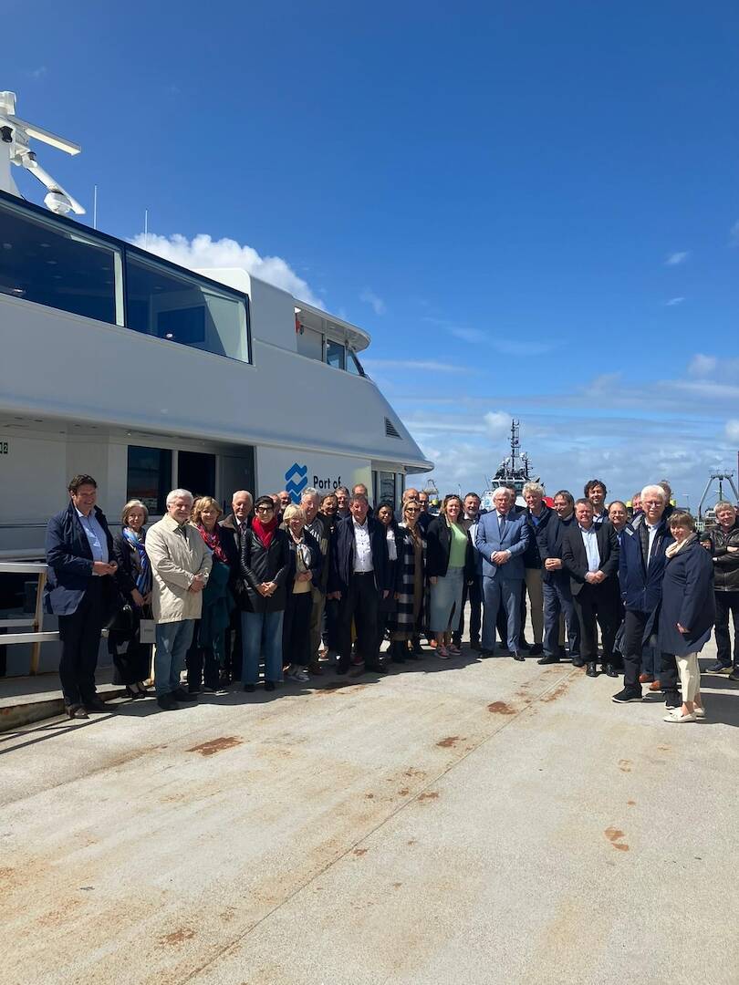 Groepsfoto havenbezoek 15 juni