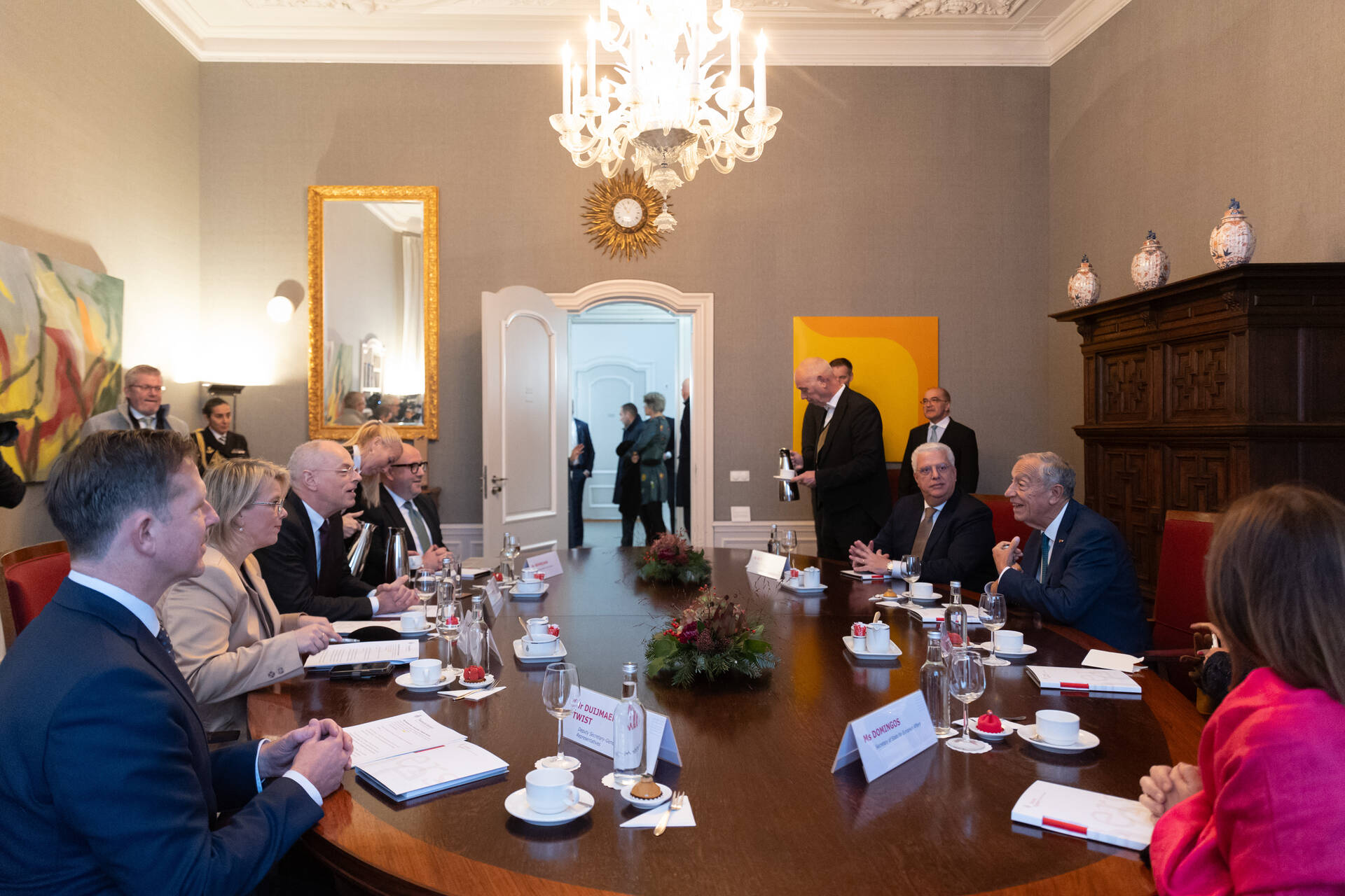 Gesprek met Portugese delegatie en beide Kamers van de Staten-Generaal