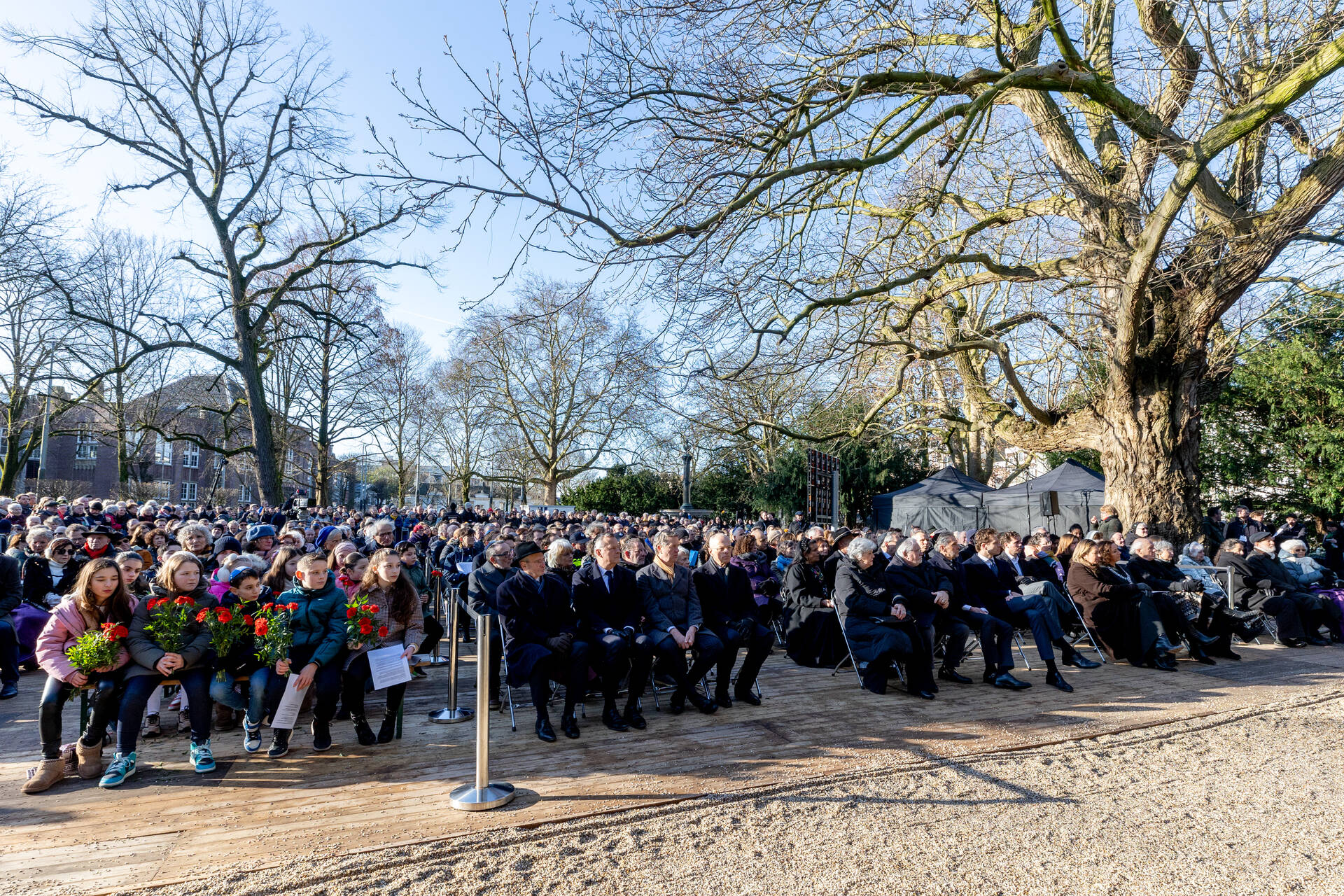 Kamervoorzitters bij Nationale Holocaust Herdenking