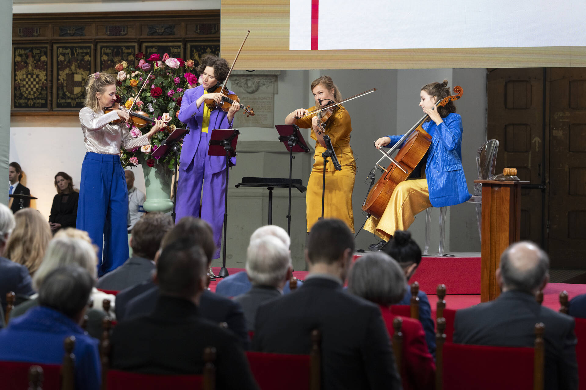 Muzikale bijdrage van Ragazze Quartet