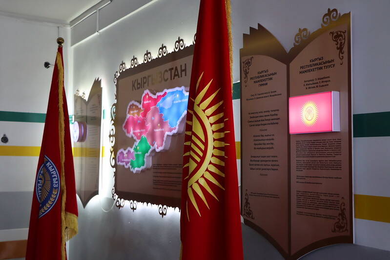 Vlaggen met landkaart