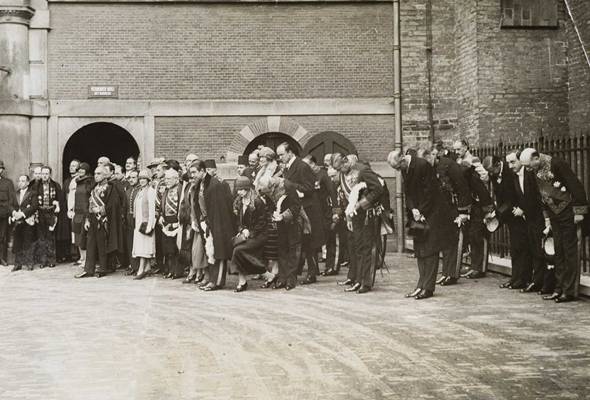 Diplomaten tijdens Prinsjesdag 1925
