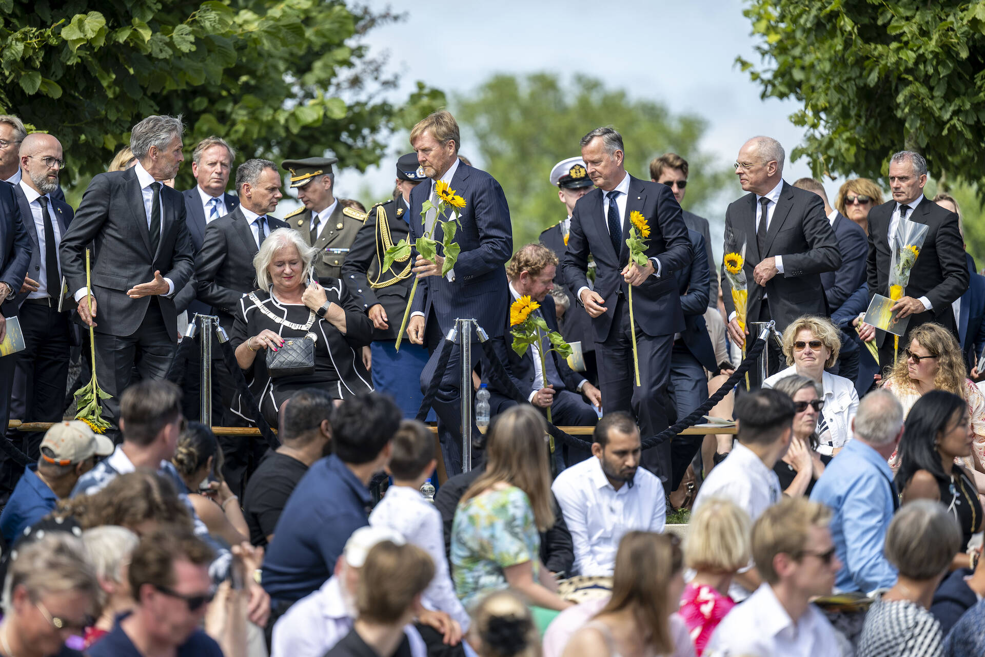 Zonnebloem is een belangrijk symbool bij de herdenking 