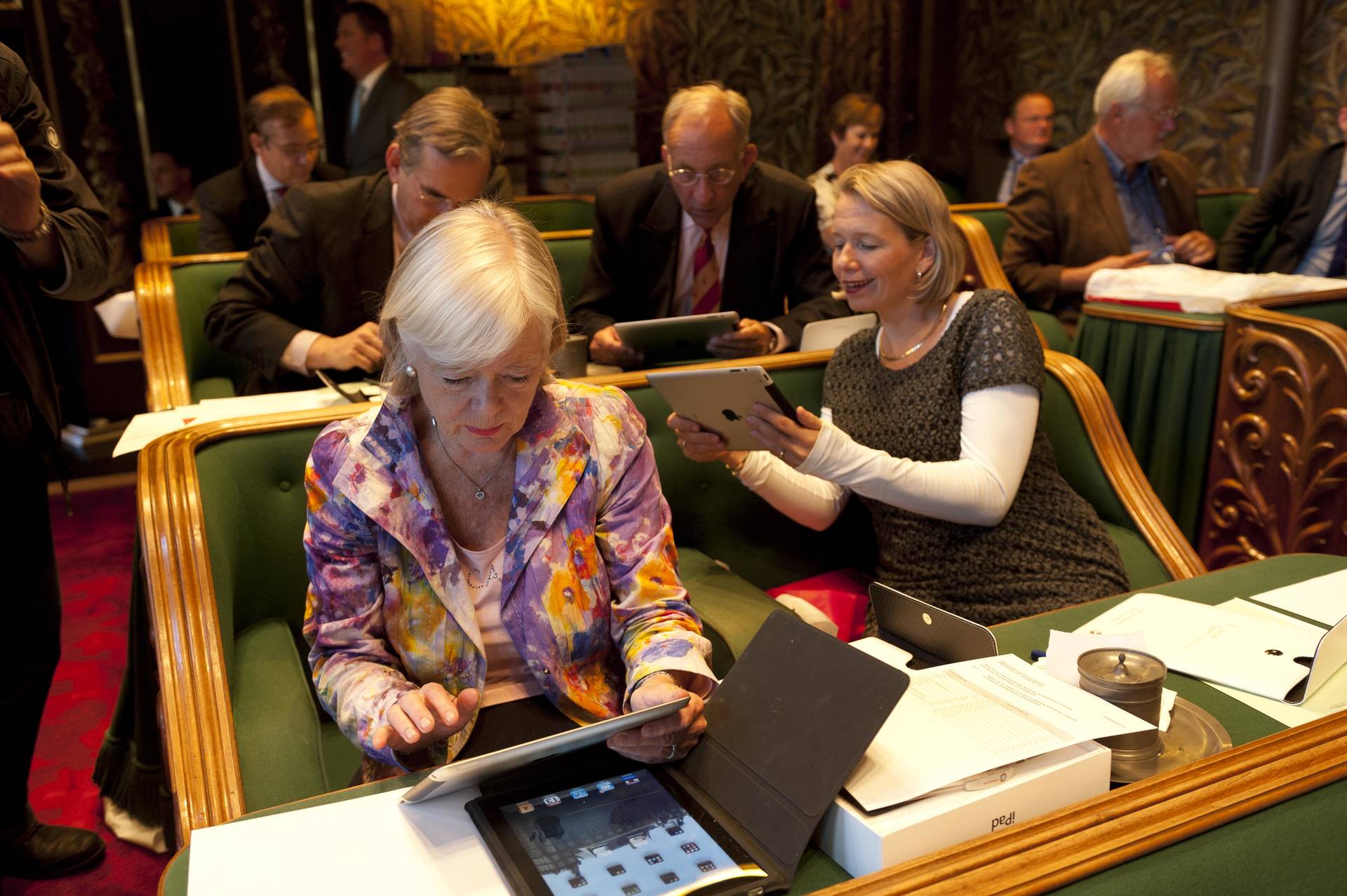 Introductie iPad in Eerste Kamer