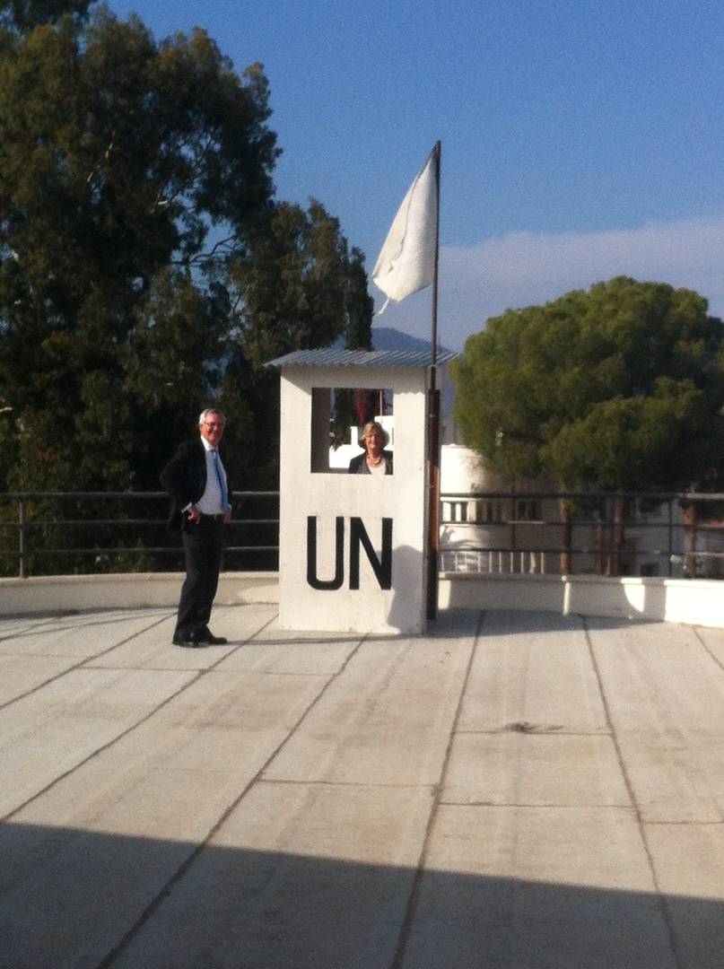 VN-bufferzone in Nikosia 