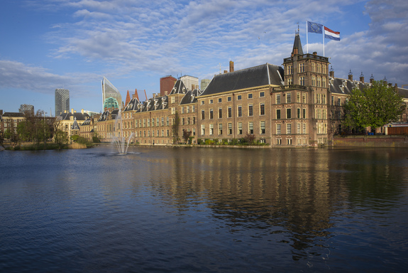 Gebouw Eerste Kamer aan de Hofvijver