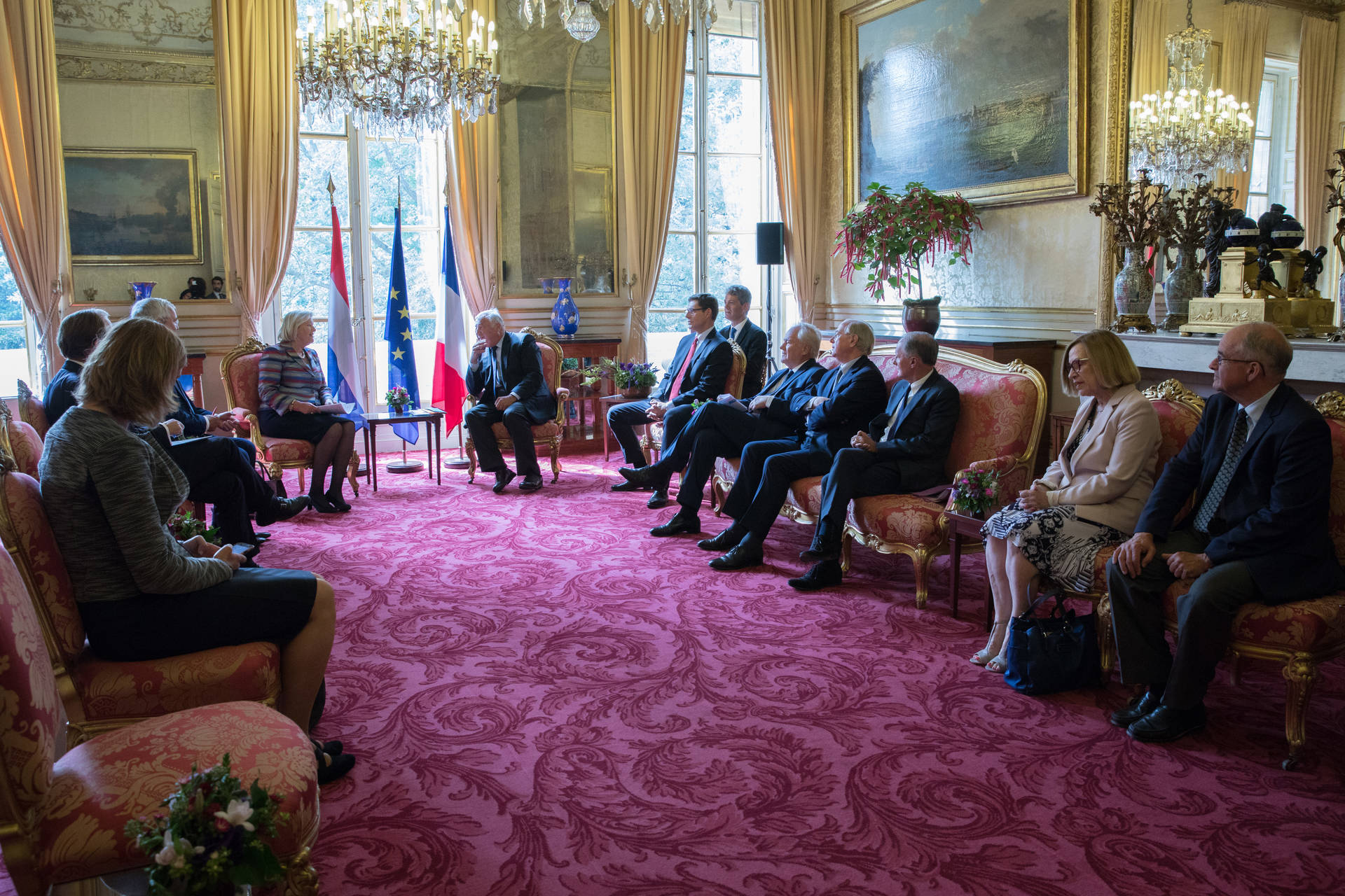 Eerste Kamervoorzitter bezoekt Senaat van Frankrijk