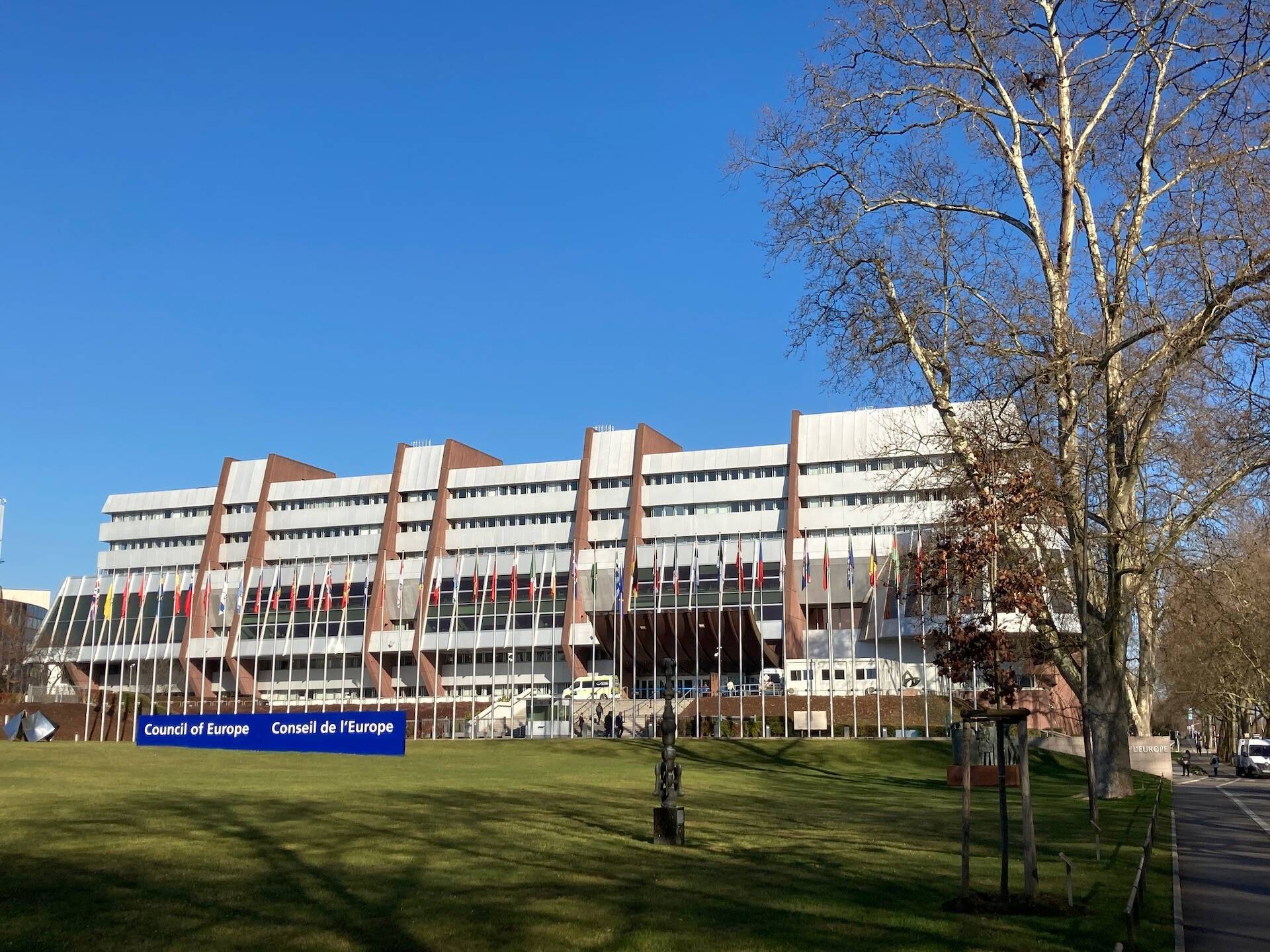 Gebouw van de Raad van Europa in Straatsburg