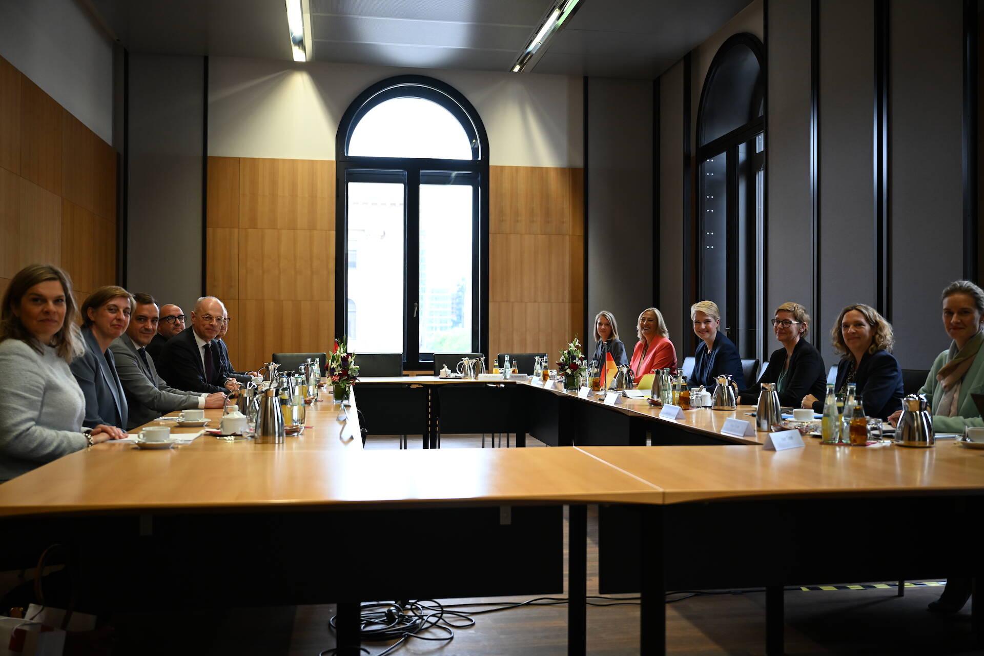 De Kamervoorzitter voerde verschillende gesprekken tijdens zijn bezoek.