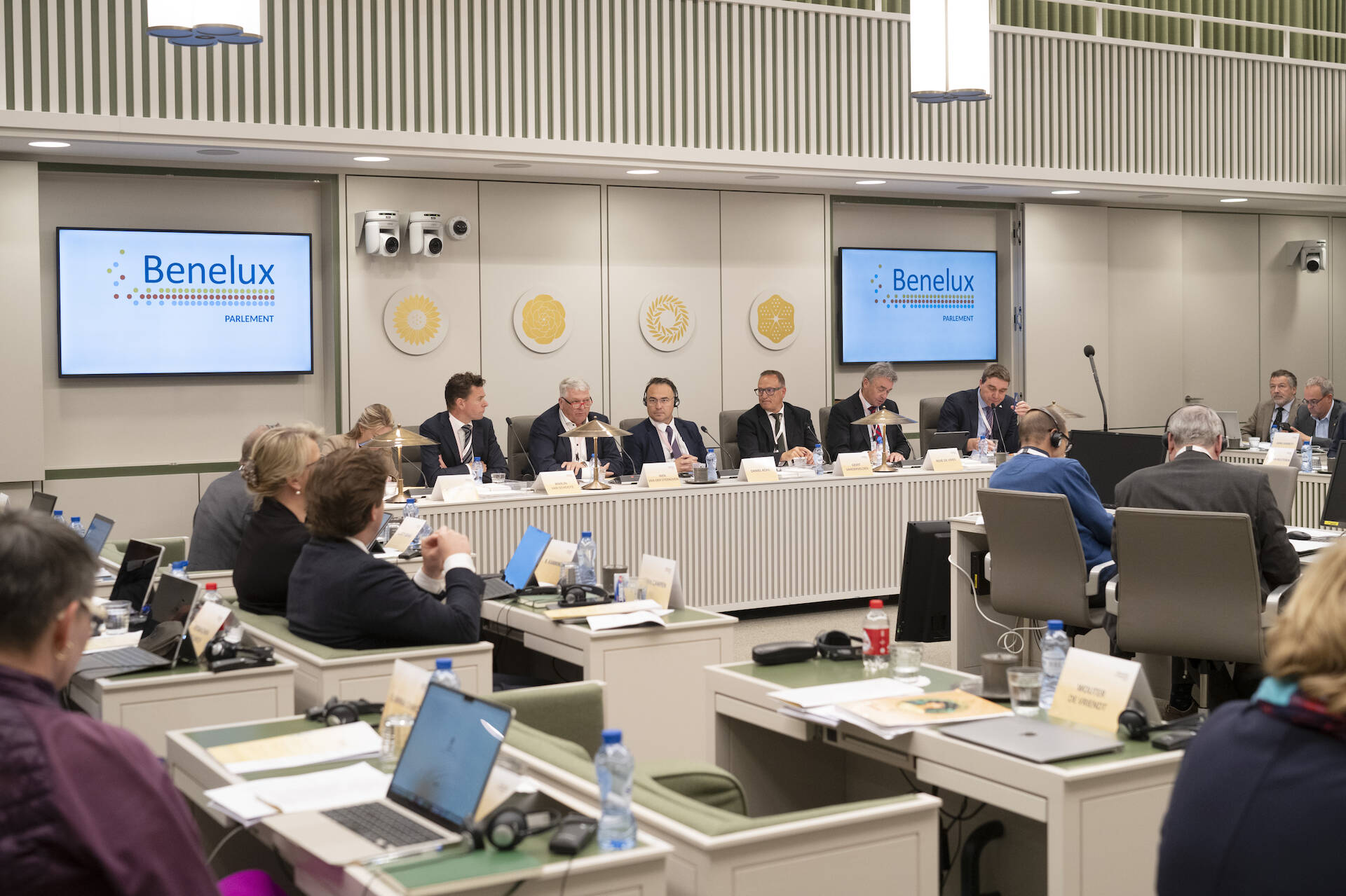 Plenaire zitting Beneluxparlement in Eerste Kamer