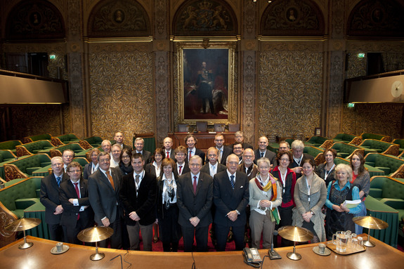 Bezoek Provincie Utrecht debat in plenaire zaal