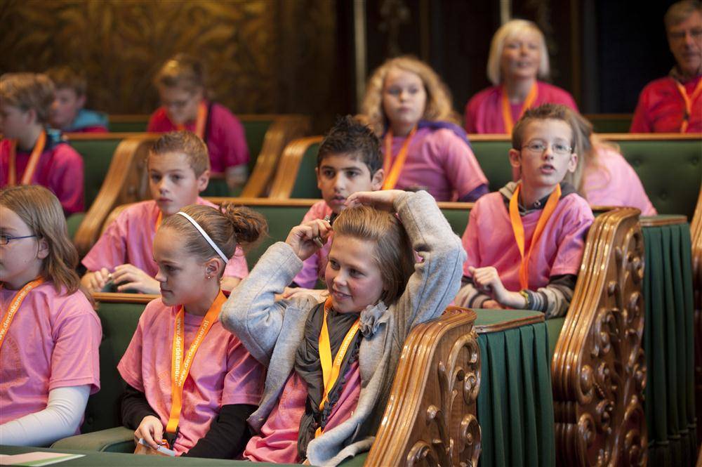 Debat in plenaire zaal Eerste Kamer