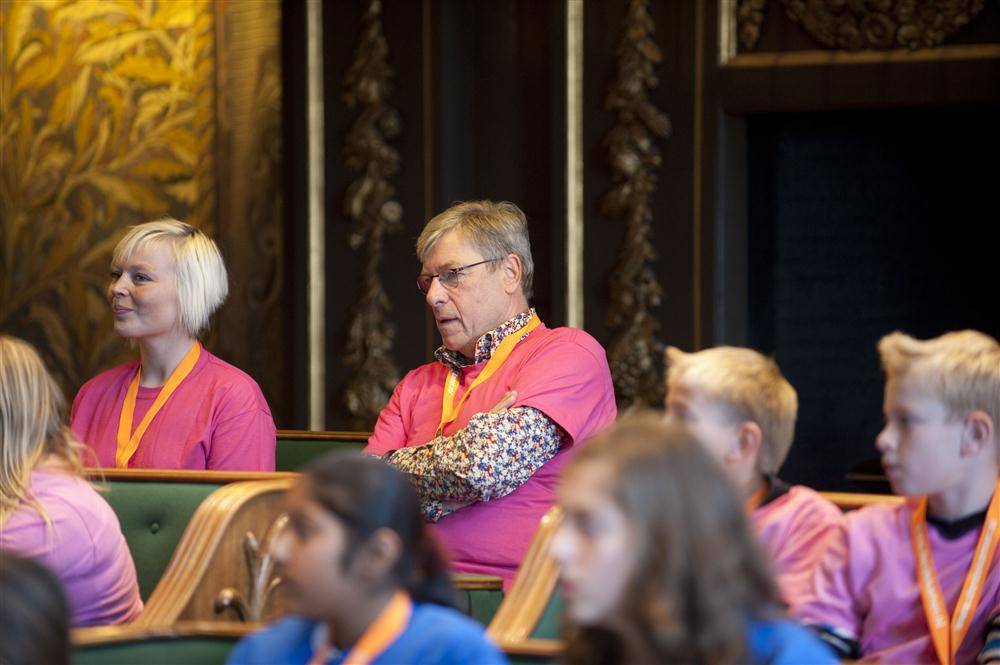 Debat in plenaire zaal Eerste Kamer