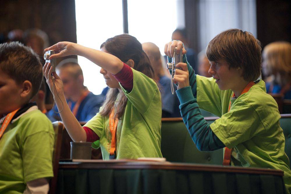 Debat in plenaire zaal Eerste Kamer