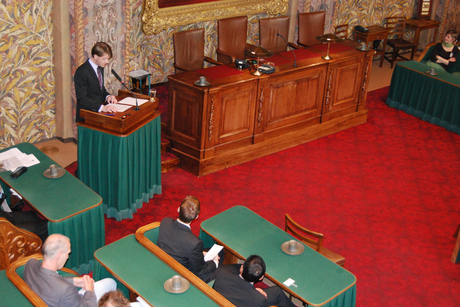 Ondervoorzitter Kim Putters bij conferentie 'The ideal parliament'