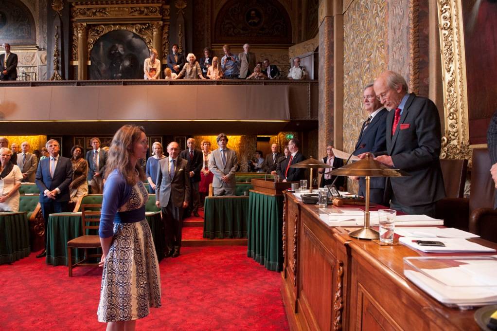 Beediging Eerste Kamerlid Koning