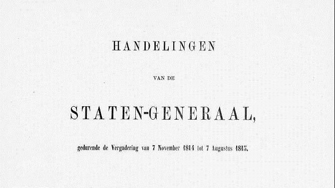 Handelingen van de Staten-Generaal