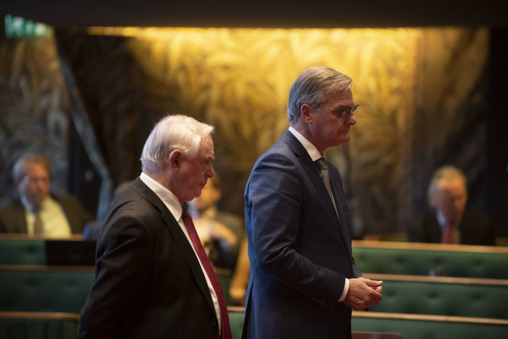 Senator Nagel (50PLUS) en senator Schalk (SGP)