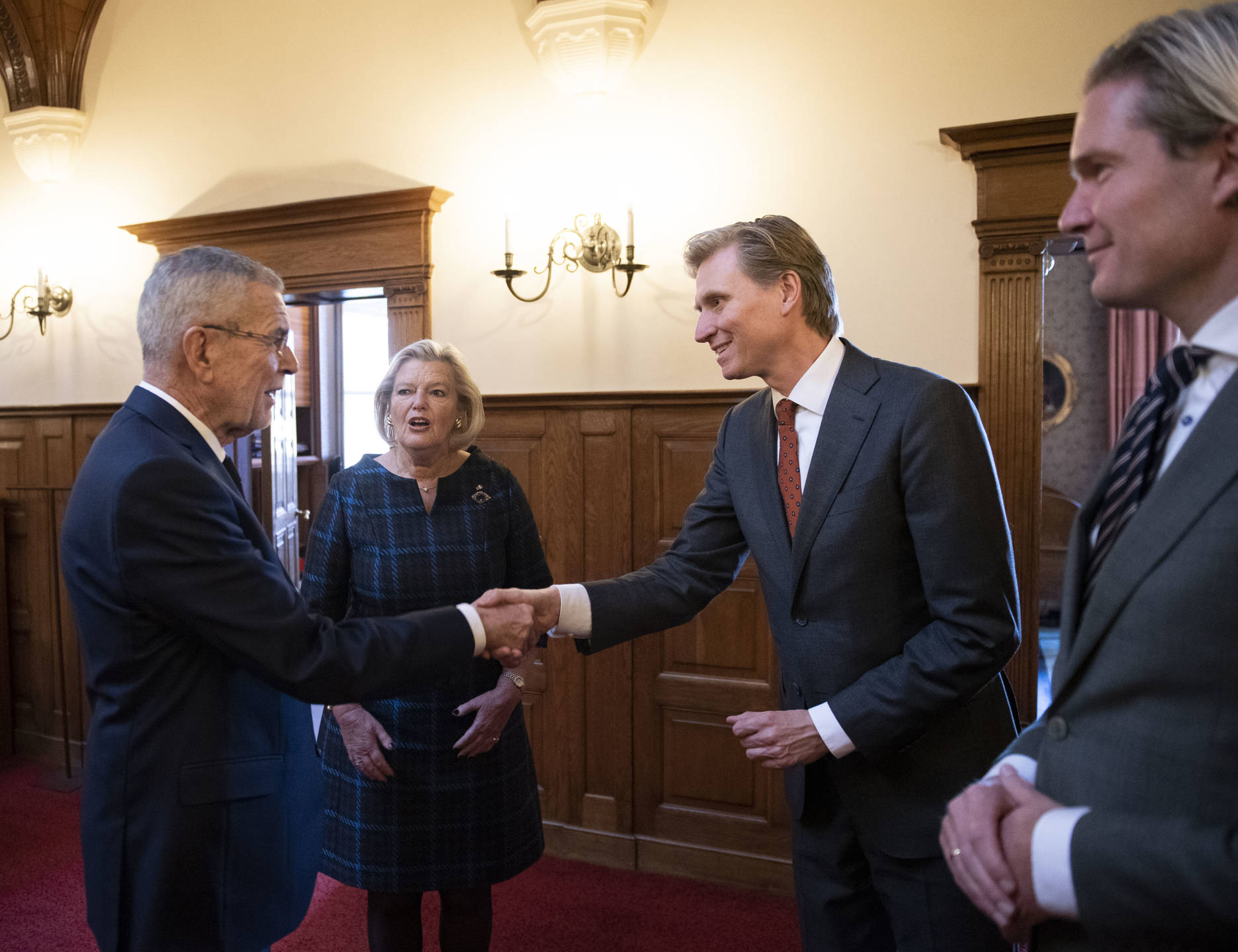 Kennismaking met de voorzitters van de commissies voor Europese Zaken van de Eerste en Tweede Kamer