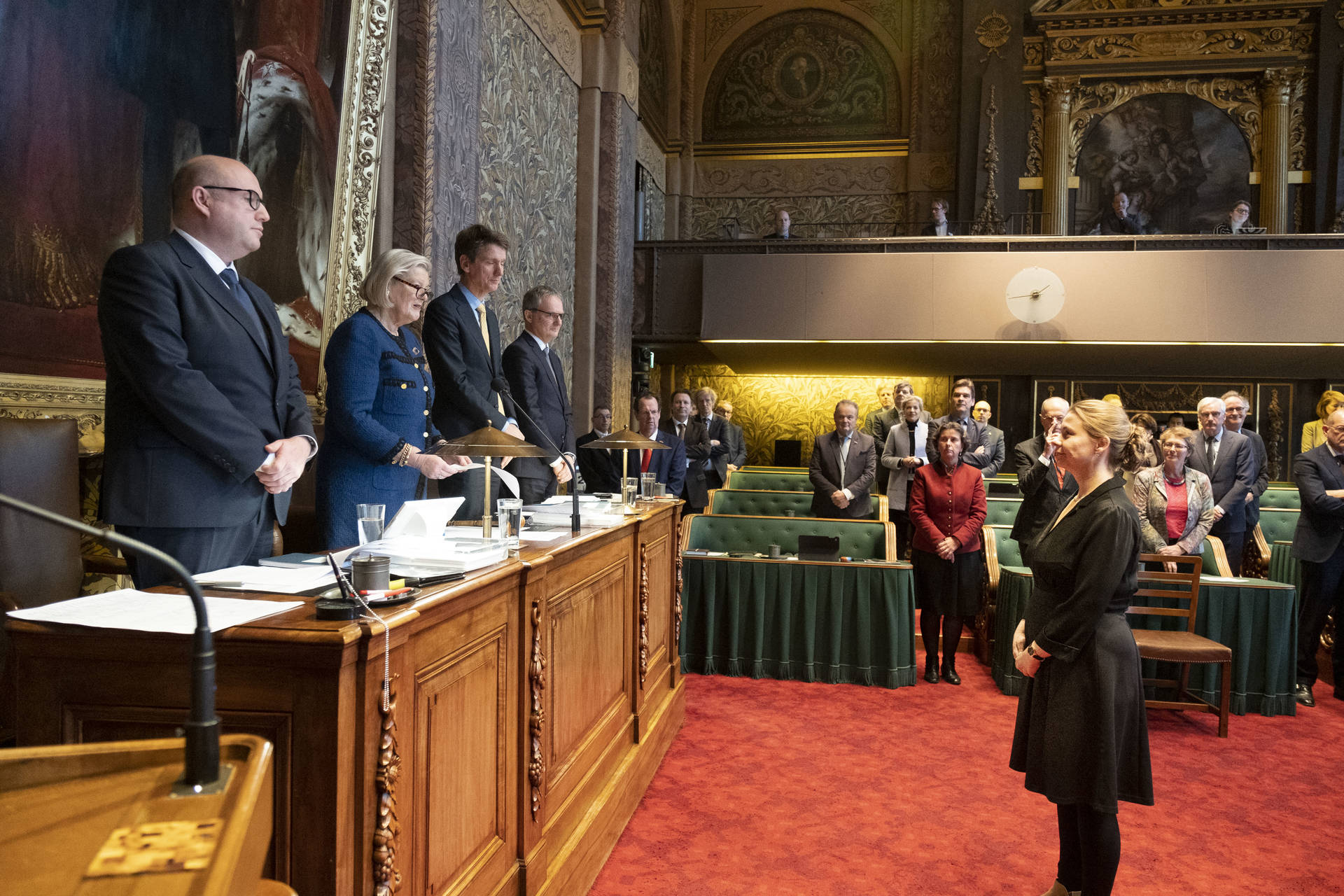 Vink (D66) beëdigd als lid van de Eerste Kamer