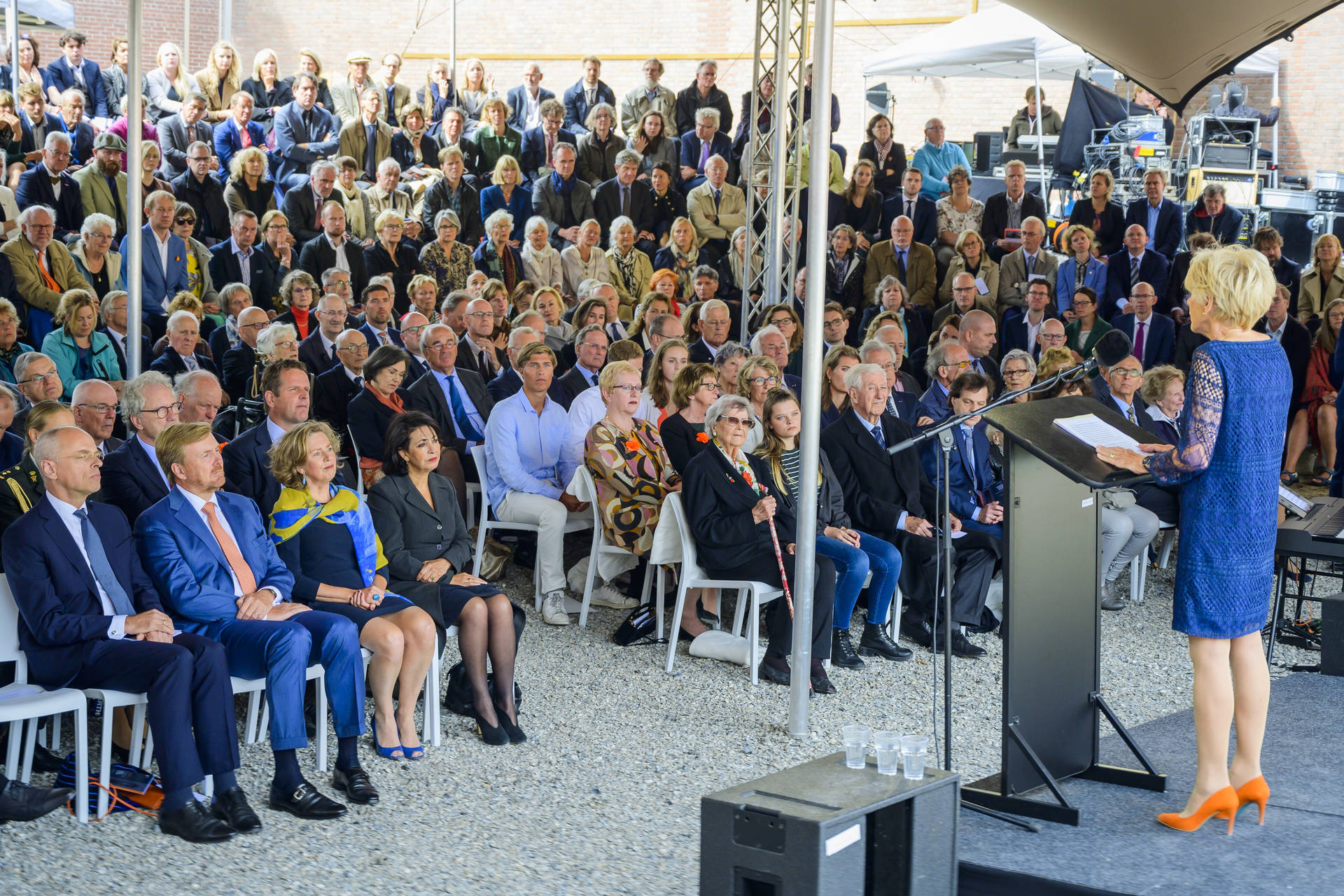 Voorzitter bij opening Nationaal Monument Oranjehotel