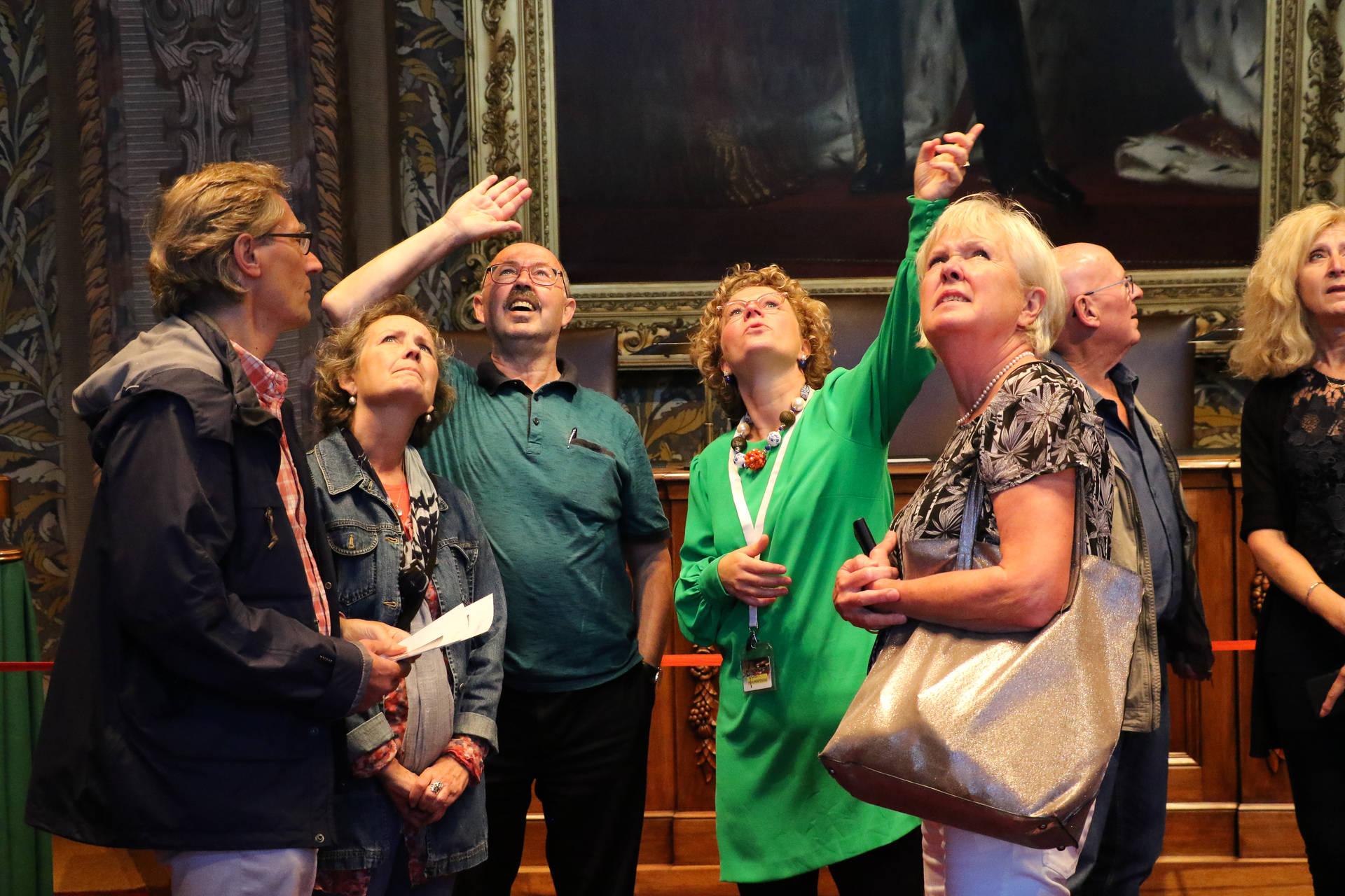 In de plenaire zaal van de Eerste Kamer