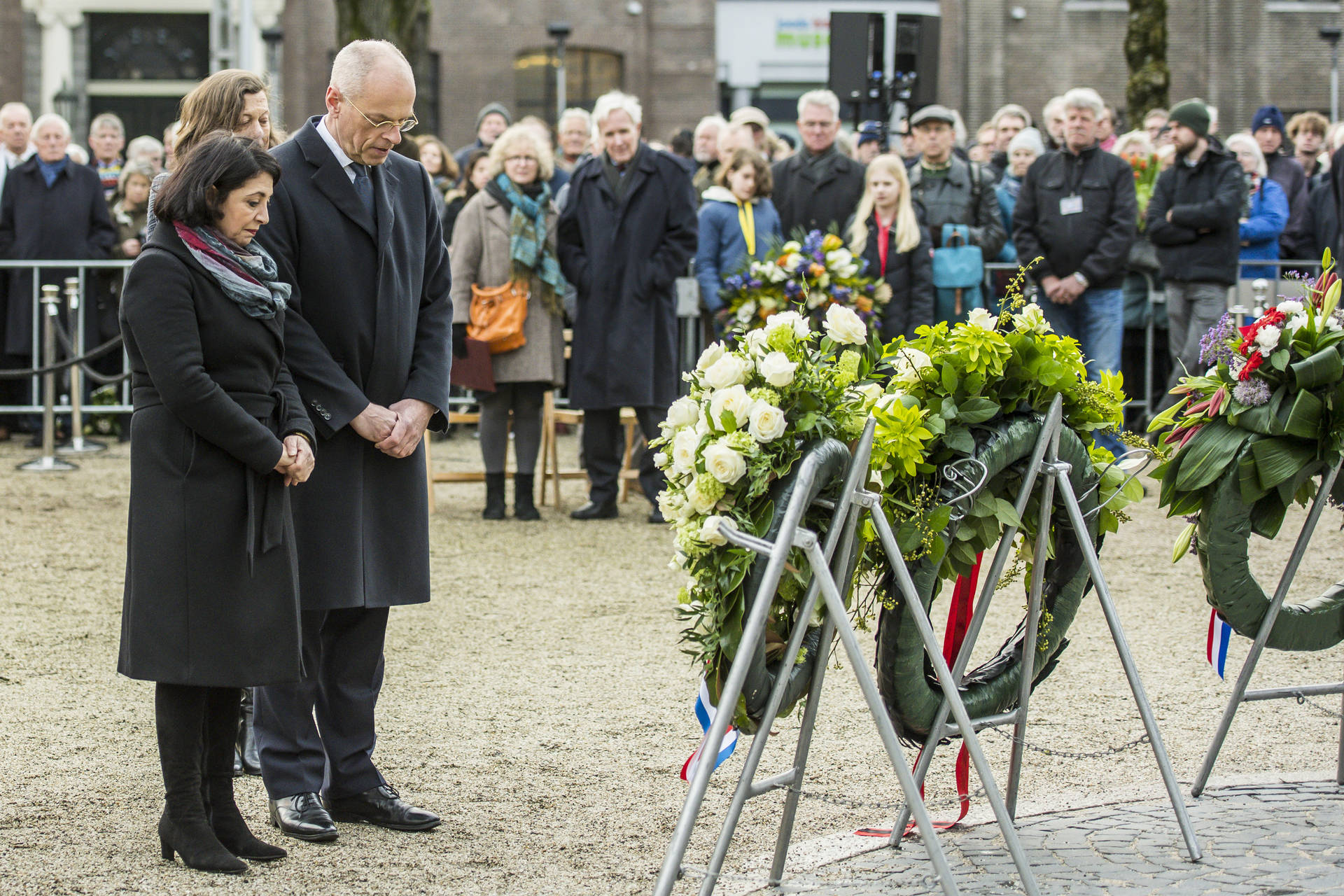 Kamervoorzitters bij herdenking Februaristaking