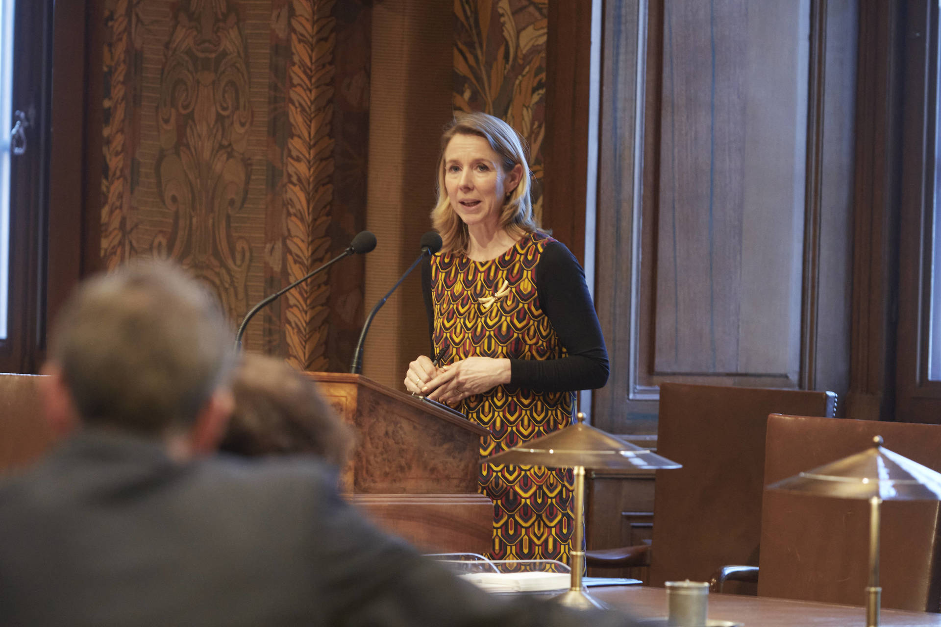 Minister Van Veldhoven tijdens het debat op 3 maart 2020