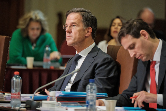 Premier Rutte en minister Hoekstra