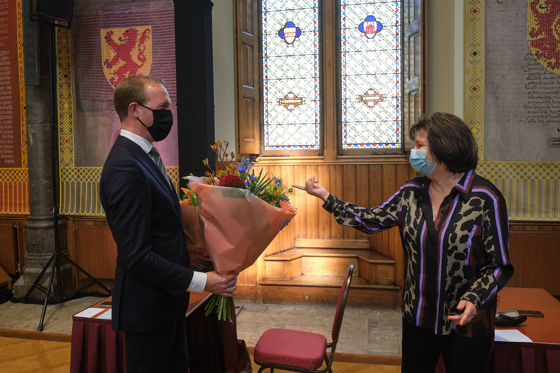 Felicitaties voor senator Talsma (ChristenUnie) die in het debat zijn maidenspeech hield