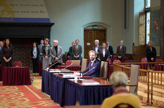 Staatssecretaris Wiersma van Sociale Zaken en Werkgelegenheid was bij de stemmingen aanwezig