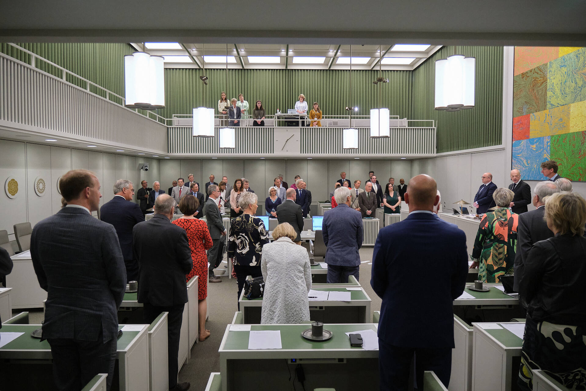 De Kamer herdenkt oud-senator Schreurs.