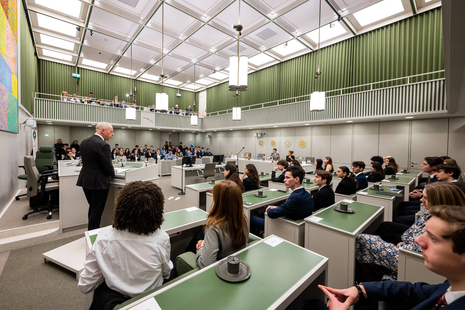 Deelnemers aan het Western European Model European Parliament